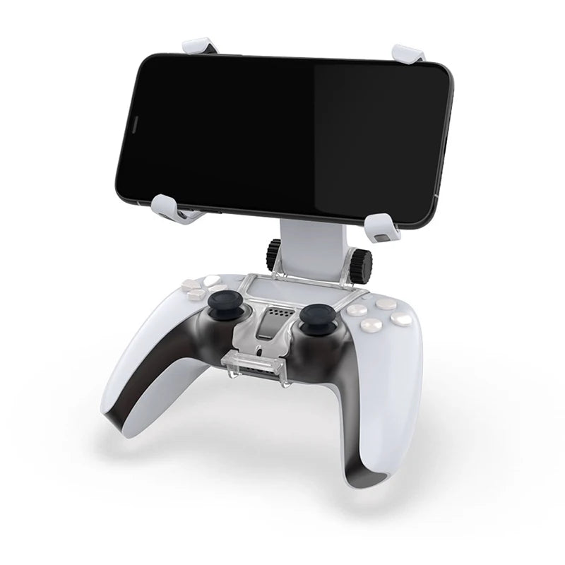 SmartPhone Clamp Adjustable Game Clip for SONY PlayStation 5 PS5 Wireless Controller Gamepad Mobile Phone Holder Bracket