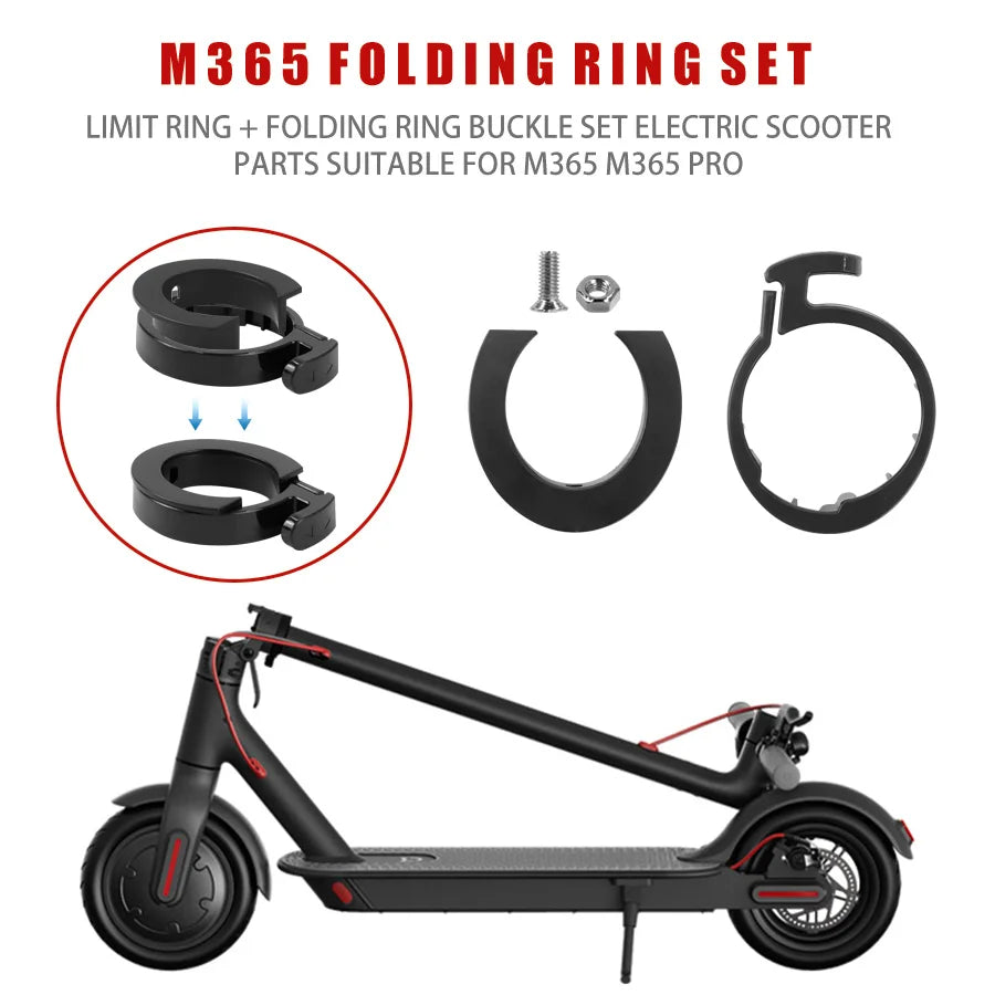 Replacement For Xiaomi Mijia M365 M365 pro Electric Scooter Folding Buckle Lock Ring Plastic Clasp