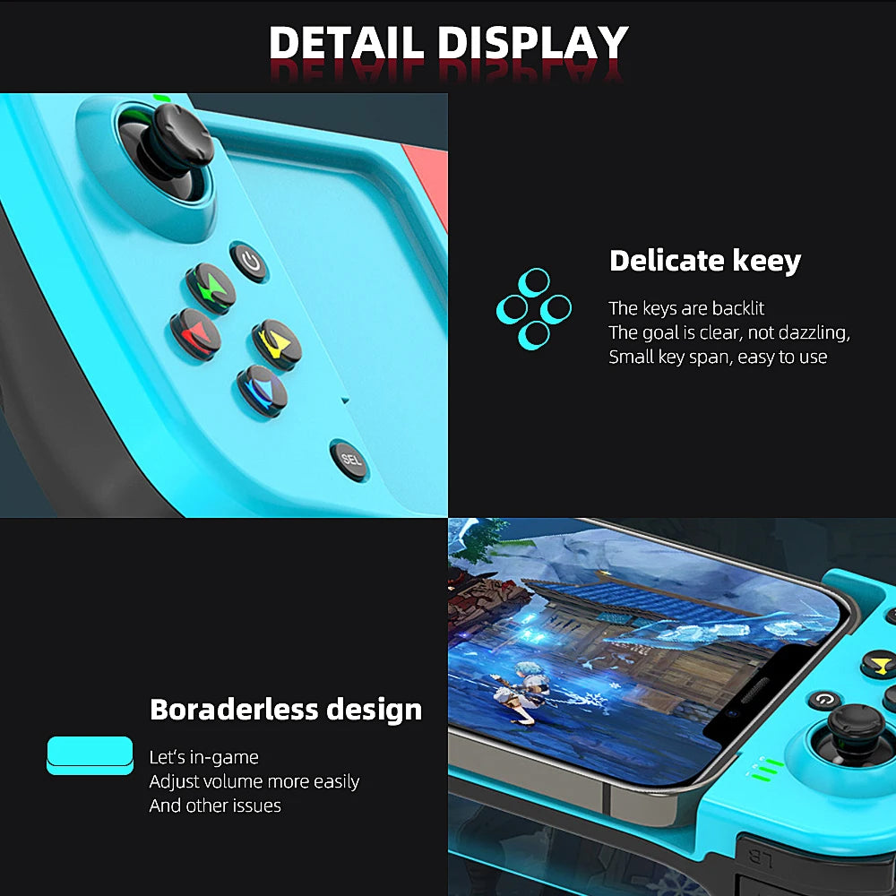 Gamepad For iPhone Android Cell Phone Control Bluetooth Controller Trigger Pubg Mobile Joystick Gaming Smartphone Mando Game Pad