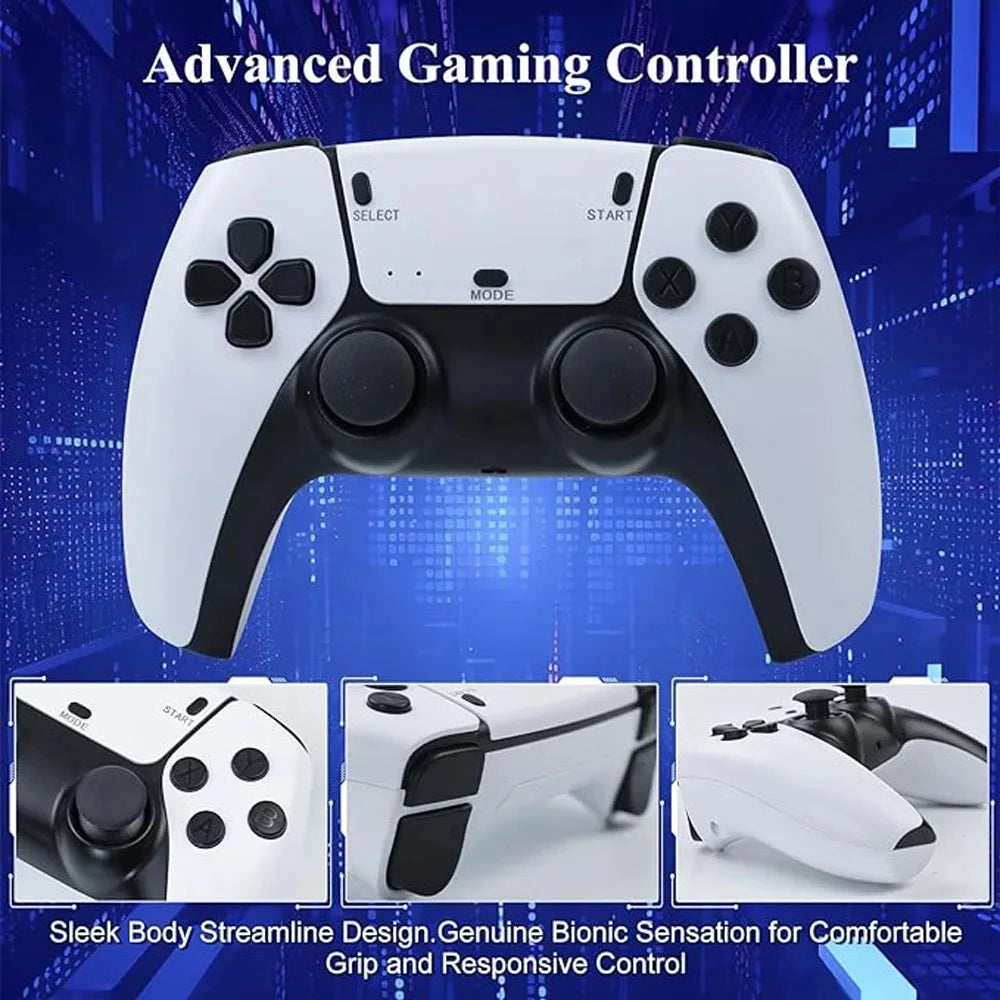 M15 gaming stick mini TV handheld game console wireless game controller video game 64G 20000+retro games two player game PS1 GBA