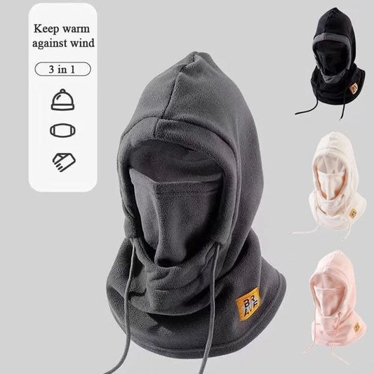 Winter Warm Cold Proof Neck Cover Warmer Beanies Hat Men's and Women's Cycling Windproof Hat Outdoor Ear Protection Warm Ski Hat