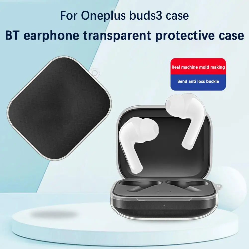 For OnePlus Buds 3 Headphone Protective Cover Anti-fouling Dirt-resistant Anti Collision Earphone Cases Accessories