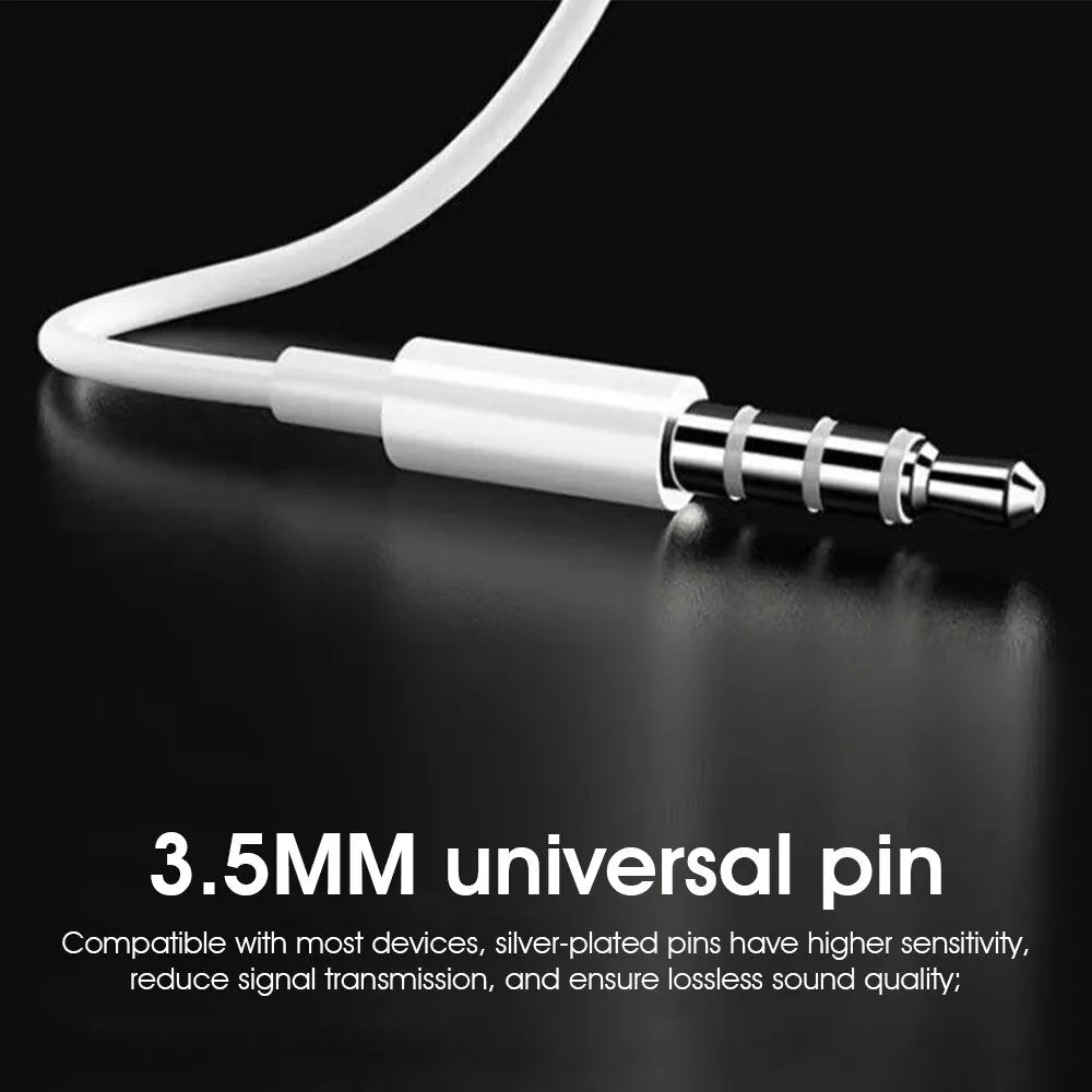 Macaron Universal 3.5mm Stereo Earphones Sports Music Earplugs Wired Microphone for Xiaomi