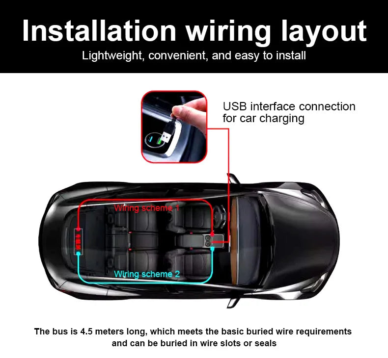 Scrolling Advertising LED Light Car Sign USB 5V Bluetooth App Control Logo Light Programmable Led Display for Car Rear Window