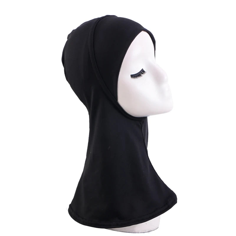 New Women Islamic Muslim Underscarf Inner Hijab Caps Veil Hijab Head Scarves Bonnet Soft Stretch Long Shawl Wrap Neck Hat