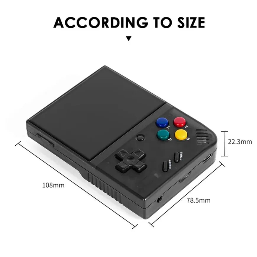 Portable 3.5 inch MIYOO Mini Plus Retro Handheld Game Console Open Source Miyoo mini+ Video Games Player Children Kids Gift 128G