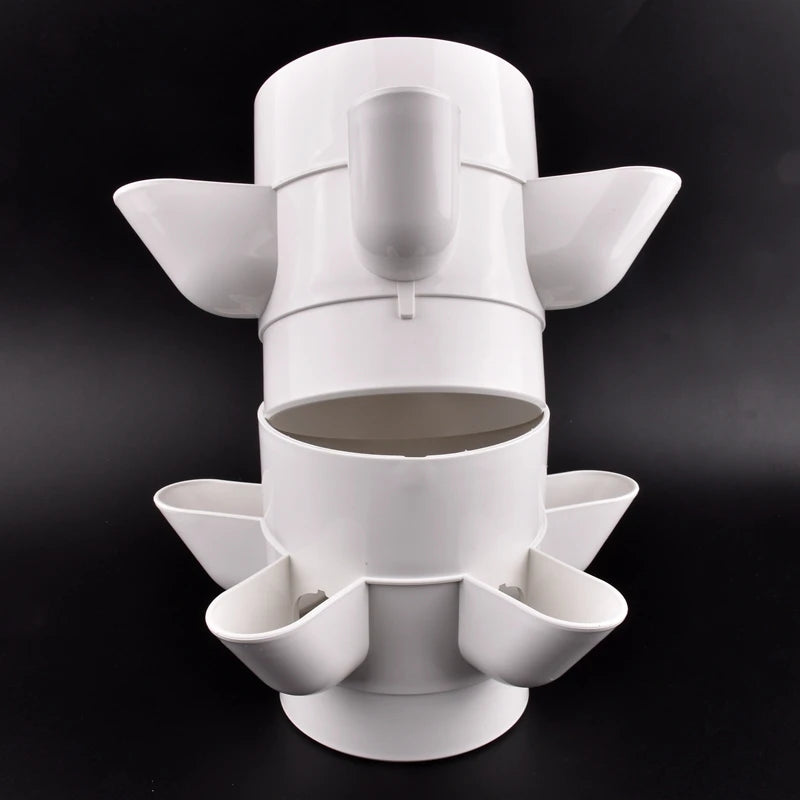 3/5 Hole Detachable PP Colonization Cups Of Vegetable Hydroponic Vertical Tower Planter Soilless Cultivation System Accessories