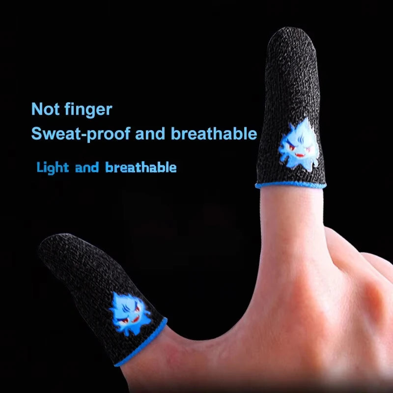 DataFrog 1Pair Finger Cover Suitable for PUBG Mobile Game Finger Cover Breathable Game Controller Touch Screen Game Thumb Gloves