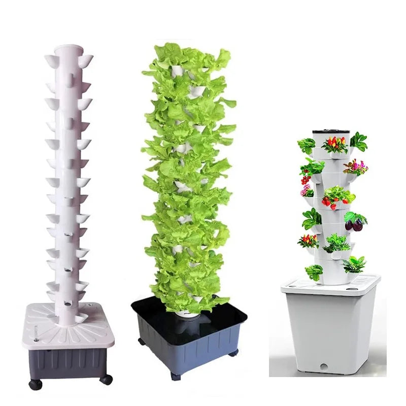 3/5 Hole Detachable PP Colonization Cups Of Vegetable Hydroponic Vertical Tower Planter Soilless Cultivation System Accessories