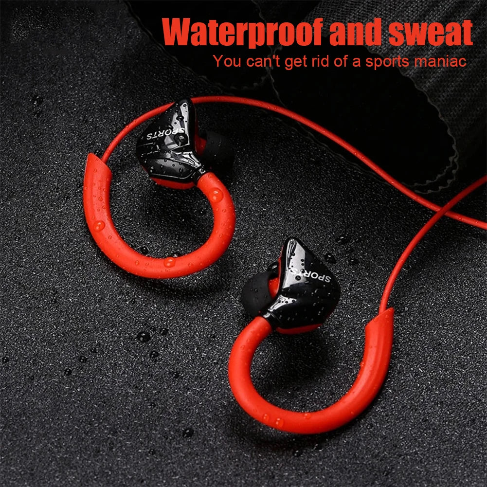 3.5mm Ear Hanging Sport Earphone 1.25m Ear Hook Wired Headphone for IPhone Samsung Xiaomi Huawei MP3 Smartphone in-Ear Headsets