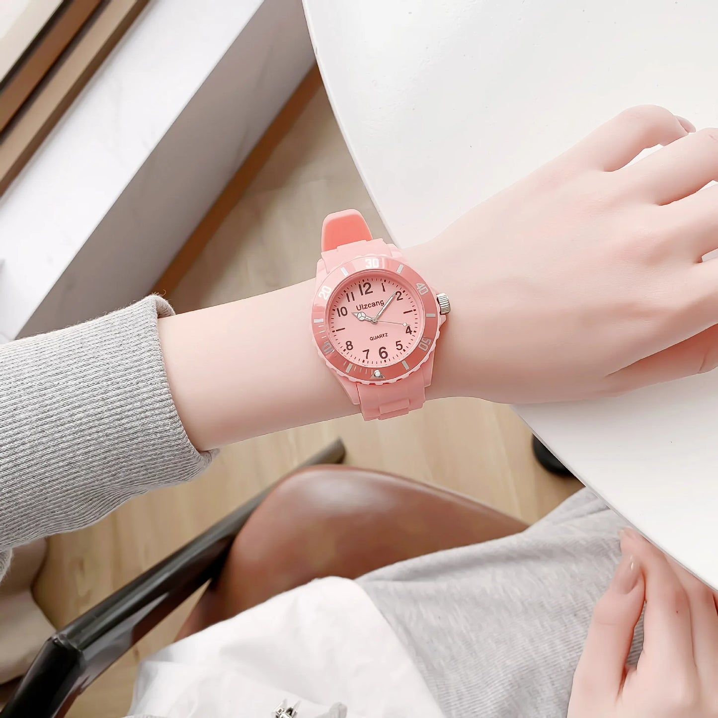 Candy Color Silicone Watches Couple Sports Waterproof Watch Multifunctional Digital Wristwatch Women Men Fashion WristWatches