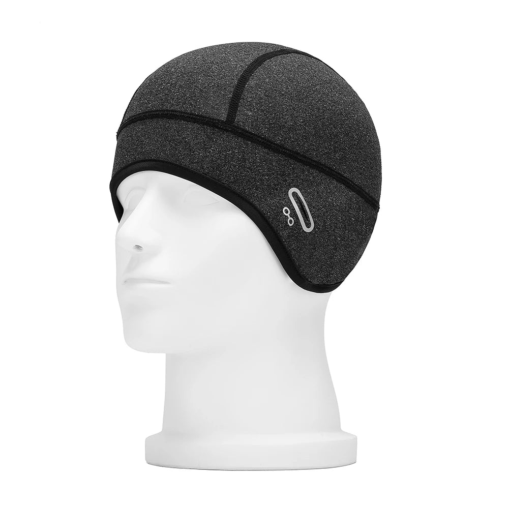 Winter Windproof Cycling Hat Male Thermal Beanie Sports Fleece Headgear Cap for Men Coldproof Cycling Equipment