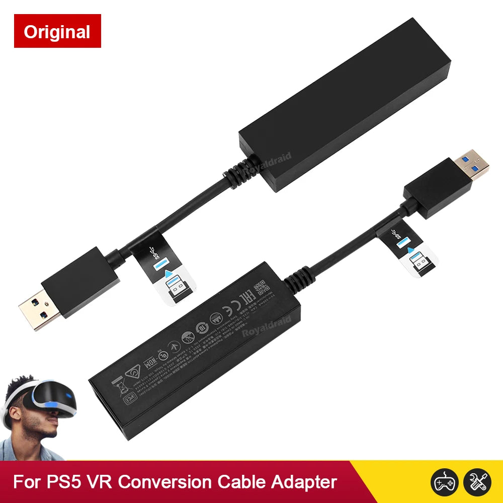 NEW For PS5 VR Cable Adapter For PS5 Console USB 3.0 Mini Camera Connector For PS VR To P5 Cable Adapter For PS5 Accessories