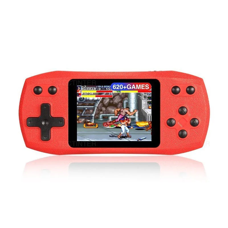 2.4 Inch Retro Video Game Console Built in 620 Classic Games Portable Handheld Game Player Rechargeable Console AV Ouput