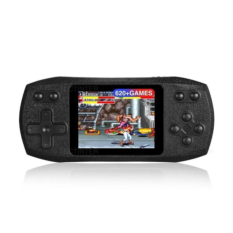 2.4 Inch Retro Video Game Console Built in 620 Classic Games Portable Handheld Game Player Rechargeable Console AV Ouput