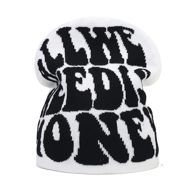 2023 New Y2K Fashion Skullies Multi Colors Jacquard Hat Women Men Hip Hop Knitted Cap Wholesale Bonet Dropshipping Accessories